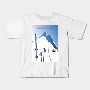 Chamonix Aiguille du Midi leewarddesign Kids T-Shirt